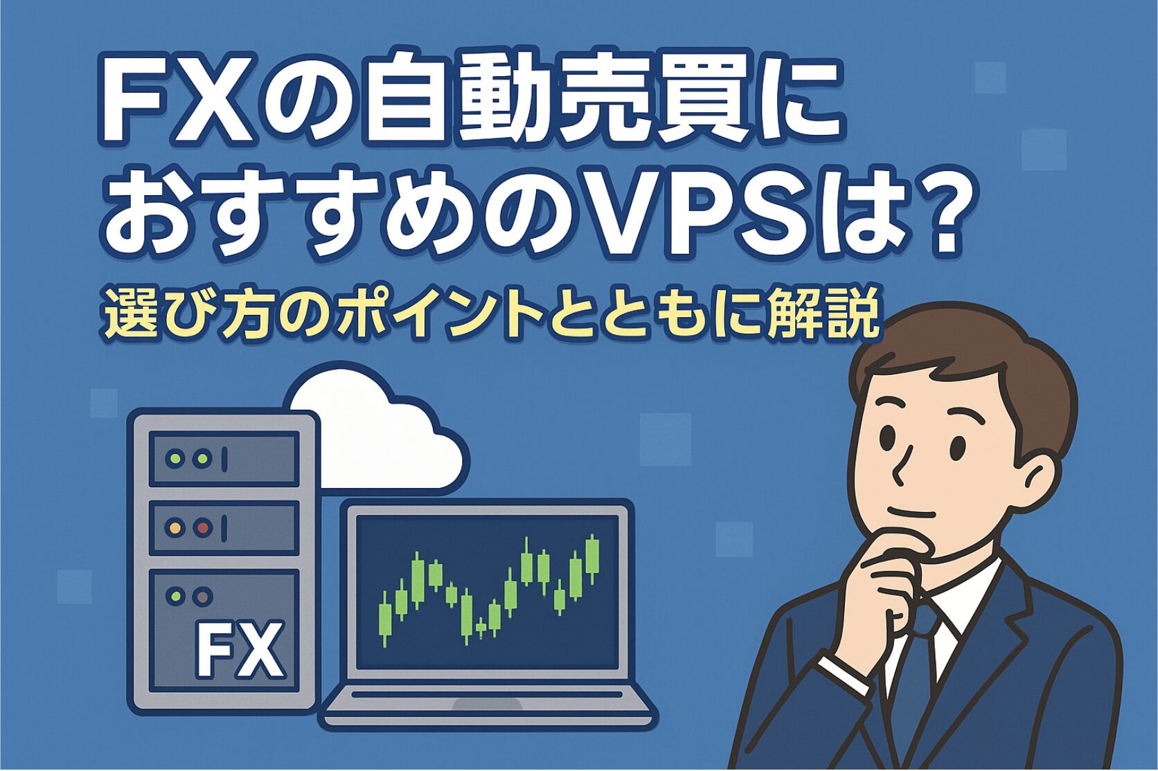 FXの自動売買におすすめのVPSは？選び方のポイントとともに解説